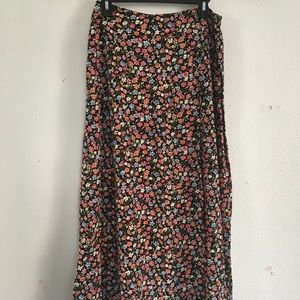 floral skirt